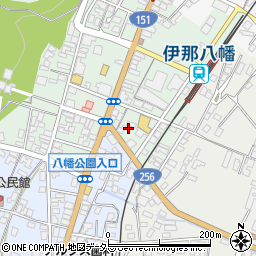 長野県飯田市八幡町2112周辺の地図