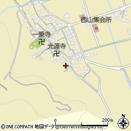 滋賀県長浜市木之本町西山905周辺の地図