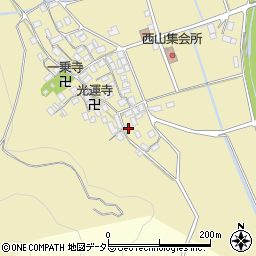 滋賀県長浜市木之本町西山793周辺の地図
