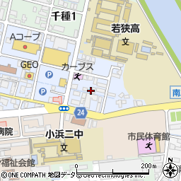 福井県小浜市四谷町周辺の地図