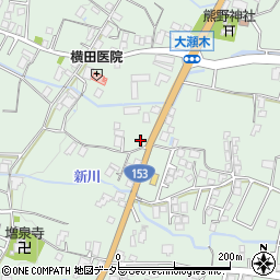 長野県飯田市大瀬木924周辺の地図