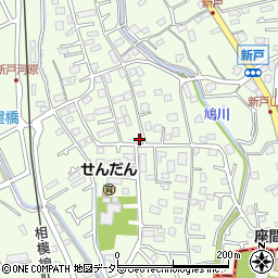 神奈川県相模原市南区新戸2027周辺の地図