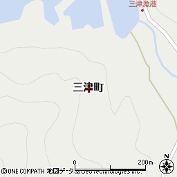 島根県出雲市三津町周辺の地図