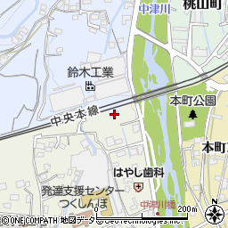 名工建設株式会社　中津川軌道事務所周辺の地図