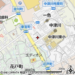 岐阜県中津川市東宮町4周辺の地図