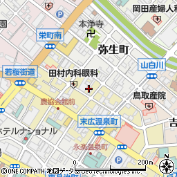 鳥取県鳥取市末広温泉町212周辺の地図