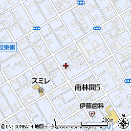 山田荘周辺の地図