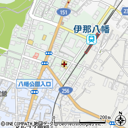 長野県飯田市八幡町2111周辺の地図