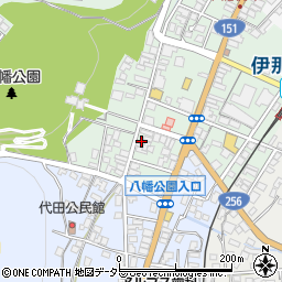 長野県飯田市八幡町1974周辺の地図