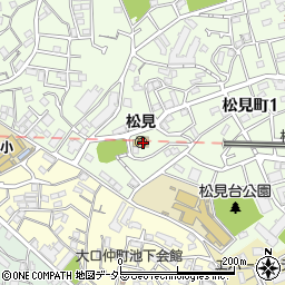 神奈川区役所　松見保育園周辺の地図
