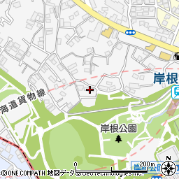 神奈川県横浜市港北区岸根町483周辺の地図