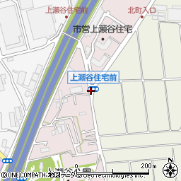 上瀬谷住宅前周辺の地図