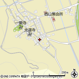 滋賀県長浜市木之本町西山794周辺の地図