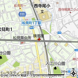 東京スター銀行横濱屋松見町店 ＡＴＭ周辺の地図
