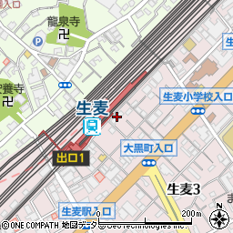 レモンケア横浜ケアステーション鶴見周辺の地図