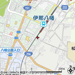 長野県飯田市八幡町2132周辺の地図