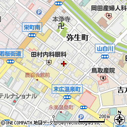 鳥取県鳥取市末広温泉町208周辺の地図