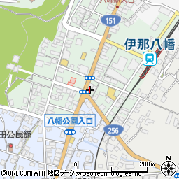 長野県飯田市八幡町2101周辺の地図