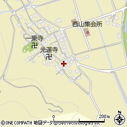 滋賀県長浜市木之本町西山799周辺の地図