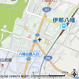 長野県飯田市八幡町2105周辺の地図