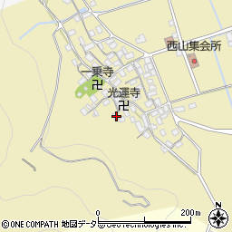 滋賀県長浜市木之本町西山899周辺の地図