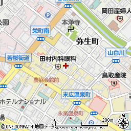 鳥取県鳥取市末広温泉町202周辺の地図