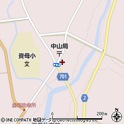 兵庫県豊岡市但東町中山805-2周辺の地図