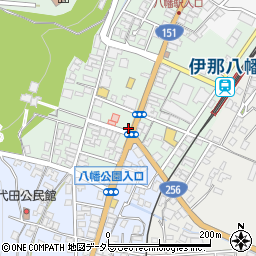 長野県飯田市八幡町2100周辺の地図