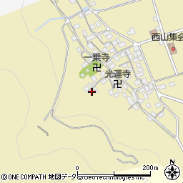 滋賀県長浜市木之本町西山886周辺の地図
