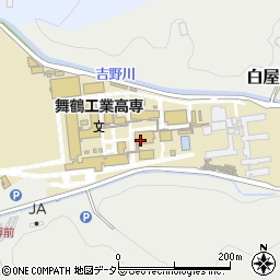 京都府舞鶴市白屋周辺の地図