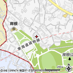 神奈川県横浜市港北区岸根町728周辺の地図