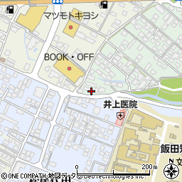 長野県飯田市八幡町593周辺の地図