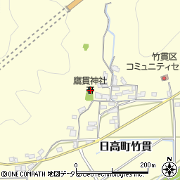 鷹貫神社周辺の地図