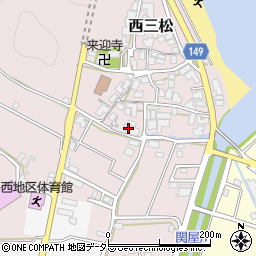 福井県大飯郡高浜町西三松周辺の地図