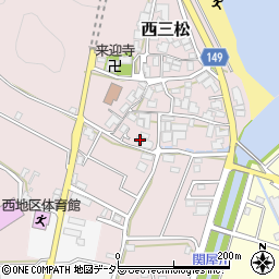 福井県高浜町（大飯郡）西三松周辺の地図