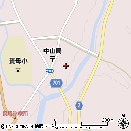 兵庫県豊岡市但東町中山805-5周辺の地図