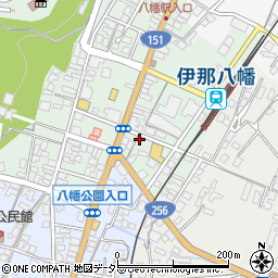 長野県飯田市八幡町2108周辺の地図
