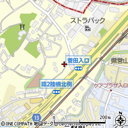 神奈川県横浜市神奈川区菅田町2847周辺の地図