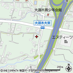 長野県飯田市大瀬木687周辺の地図