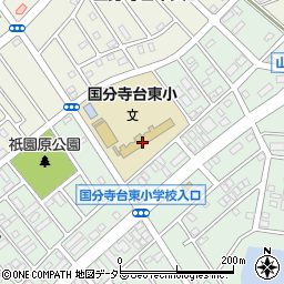 市原市立国分寺台東小学校周辺の地図