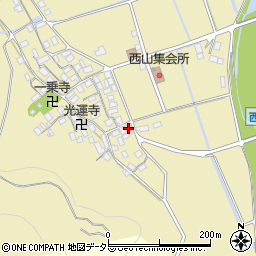 滋賀県長浜市木之本町西山797周辺の地図
