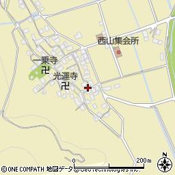 滋賀県長浜市木之本町西山801周辺の地図