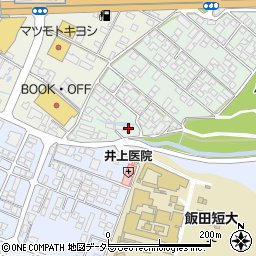 長野県飯田市八幡町597周辺の地図