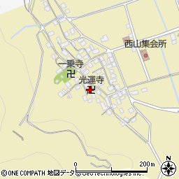 滋賀県長浜市木之本町西山896周辺の地図