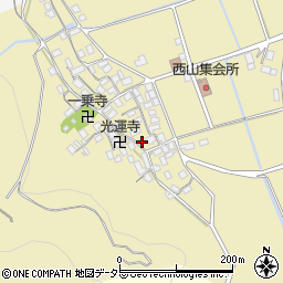 滋賀県長浜市木之本町西山810周辺の地図