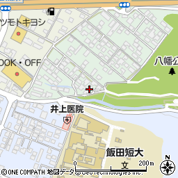 長野県飯田市八幡町553周辺の地図