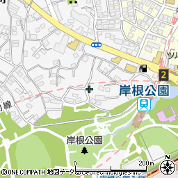 神奈川県横浜市港北区岸根町487周辺の地図