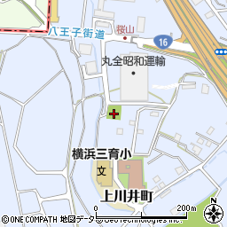 上川井市坂公園周辺の地図