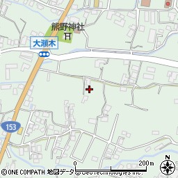 長野県飯田市大瀬木810周辺の地図