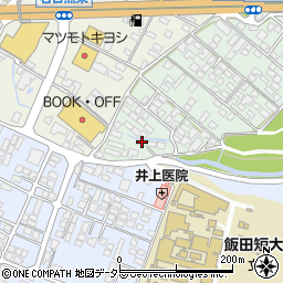 長野県飯田市八幡町596周辺の地図